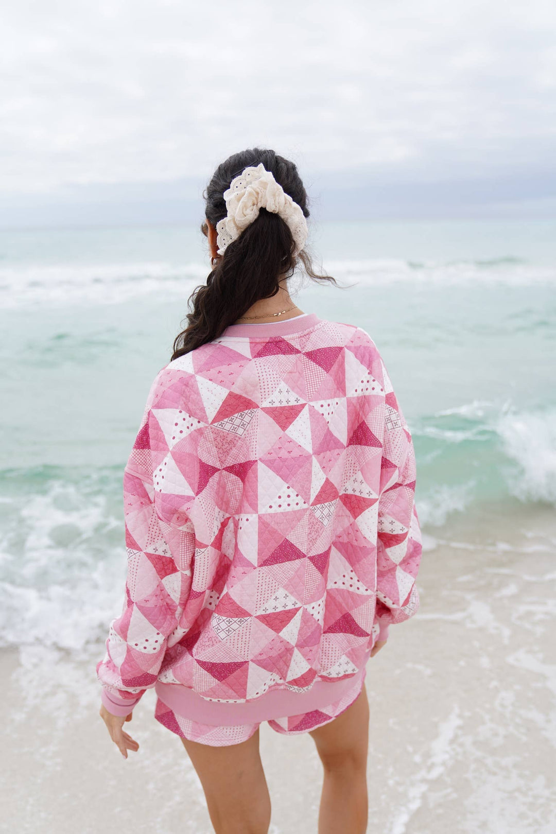 Quilted Gemma Patchwork Sweatshirt
