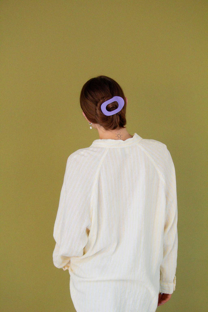Oval Flat Large Clip
