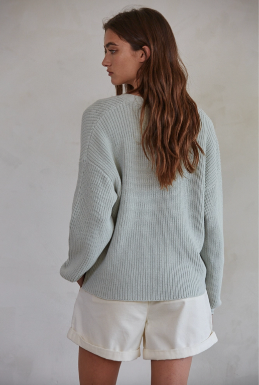 The Kacey Cardigan- Pistachio