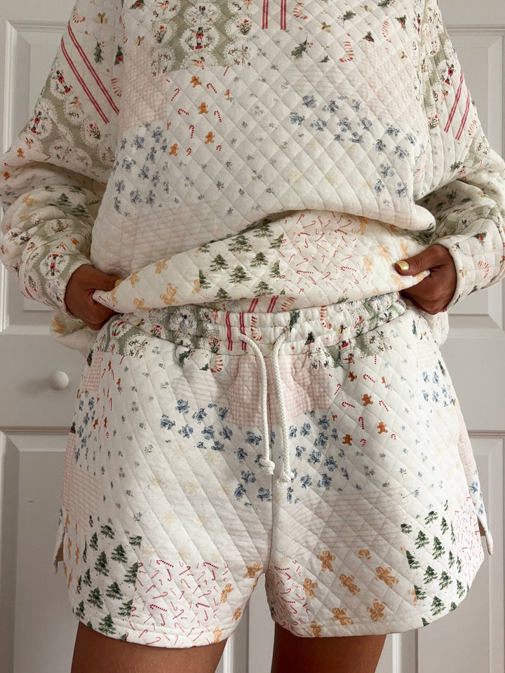Holiday Quilted Shorts
