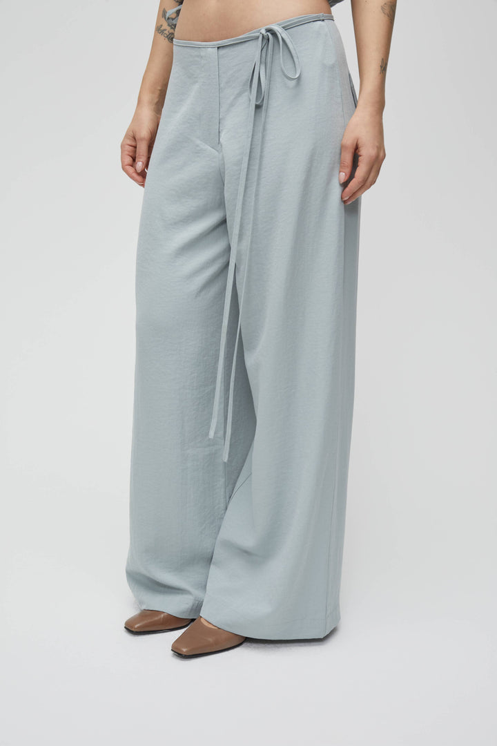 Shar Tie Front Lightweight Pants