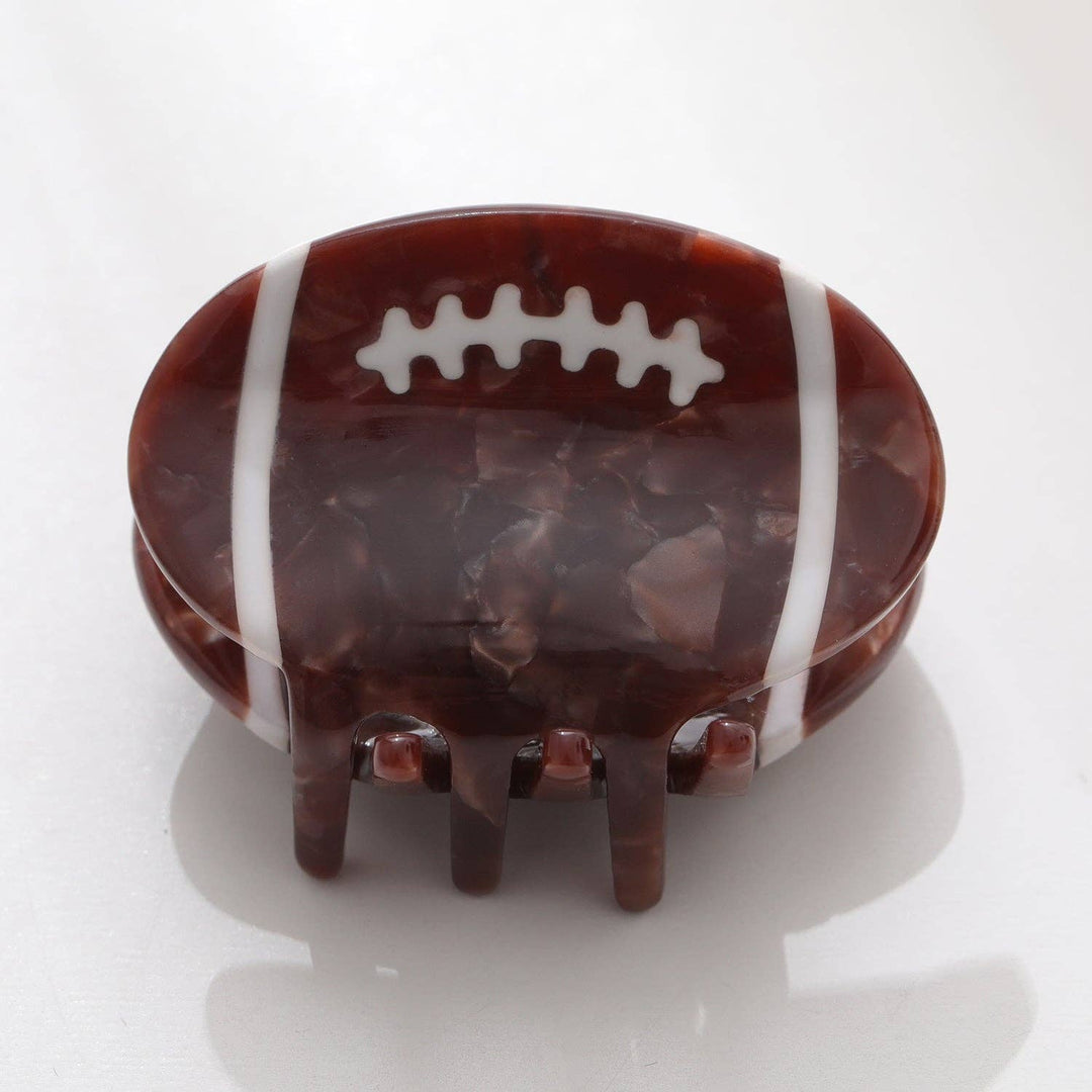 Football Mini Hair Clip