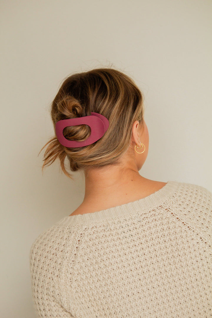 Oval Flat Large Clip