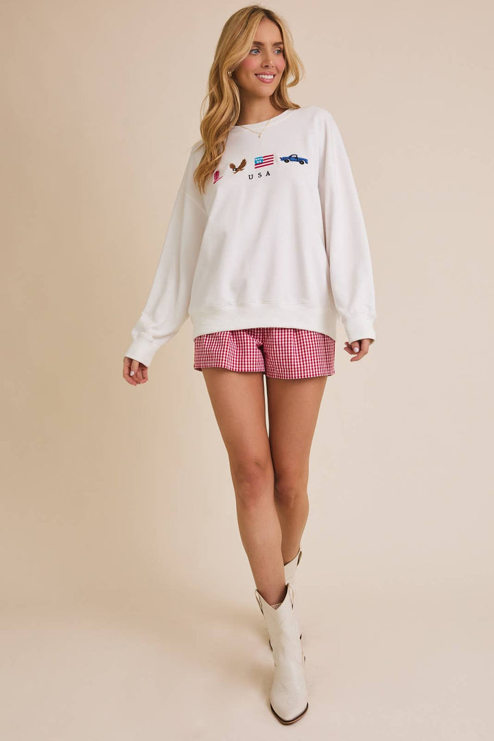 'Merica Oversize Sweatshirt