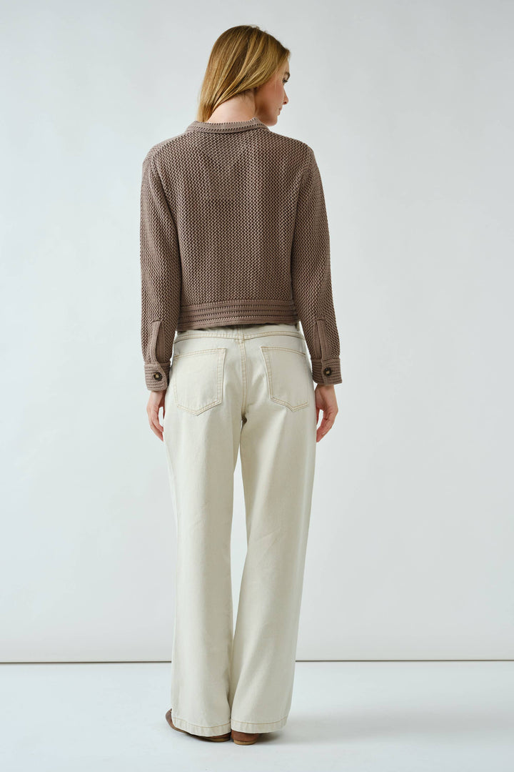 Amber Open Knit Cardigan