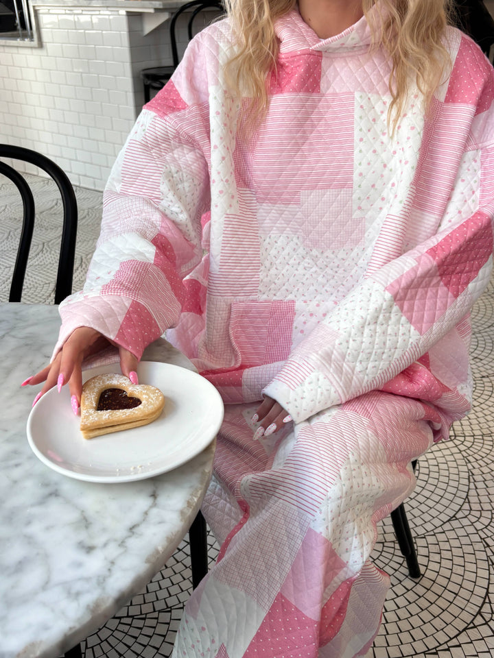 Quilted Margo Patchwork Hoodie