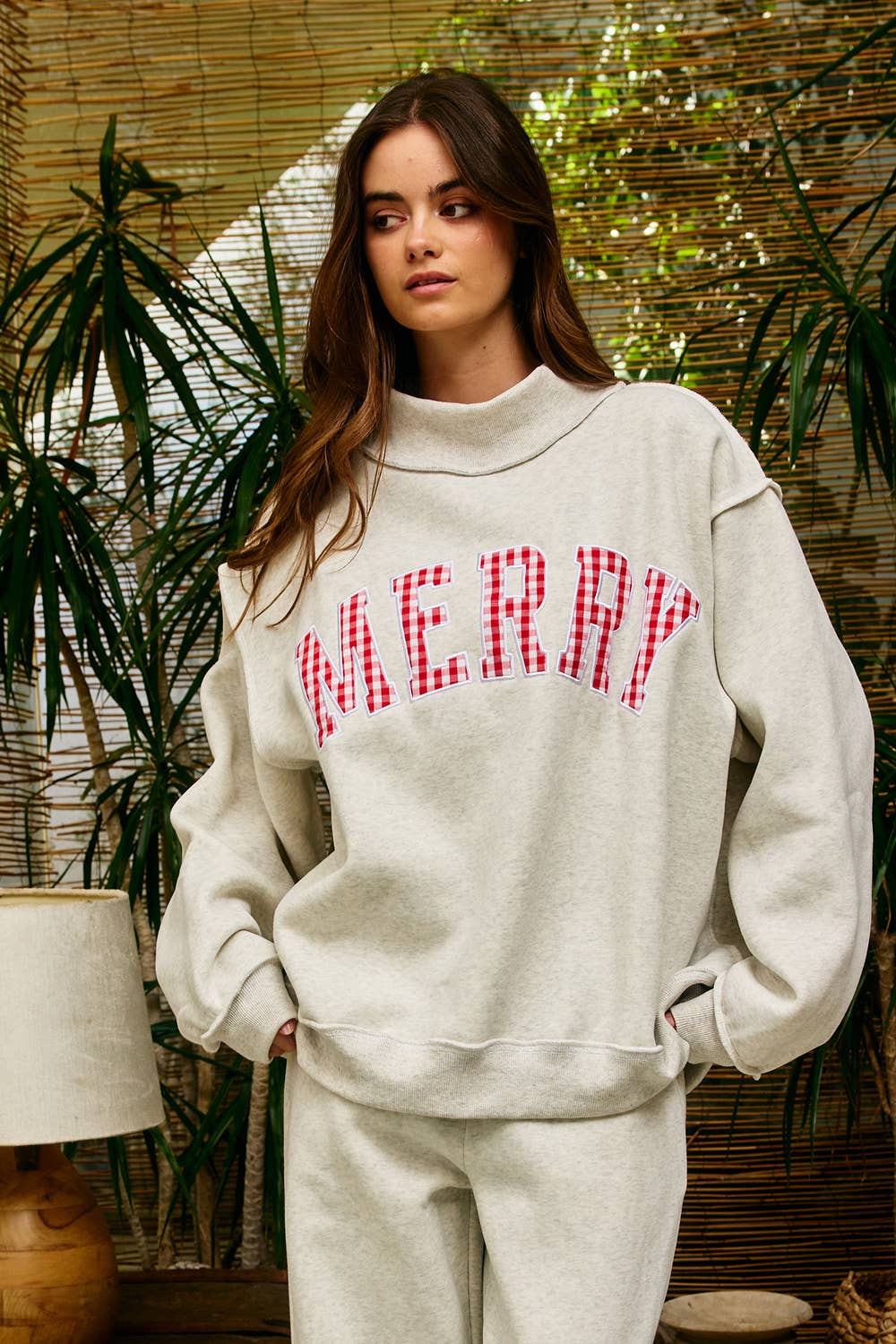 Merry Mockneck Sweatshirt