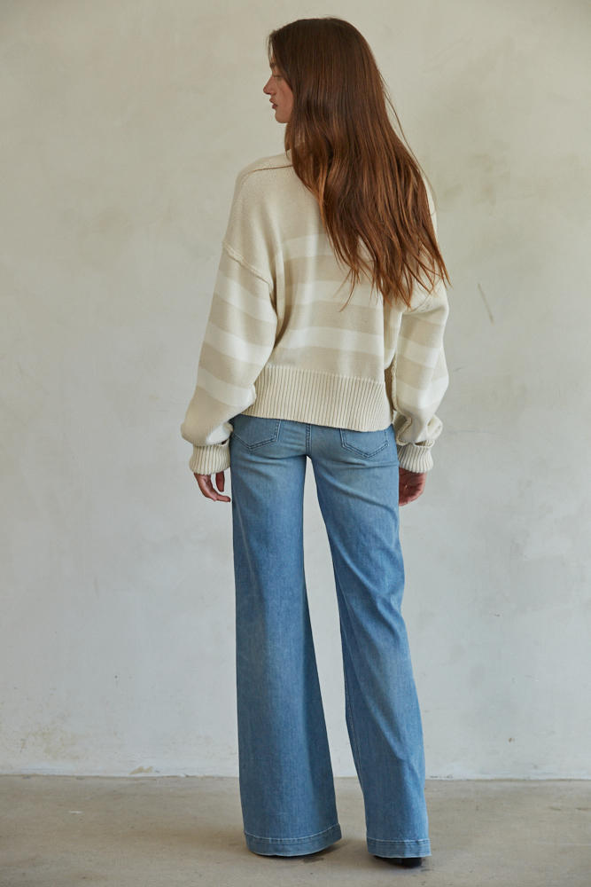 Irena Striped Cardigan